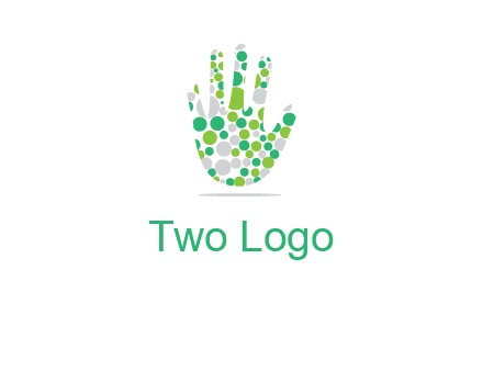 Dotted hand logo