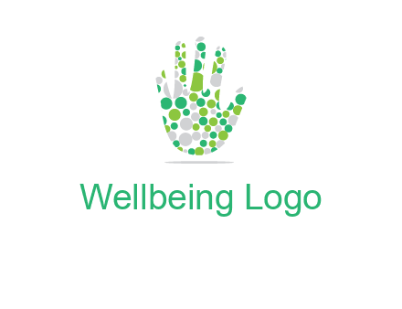 Dotted hand logo
