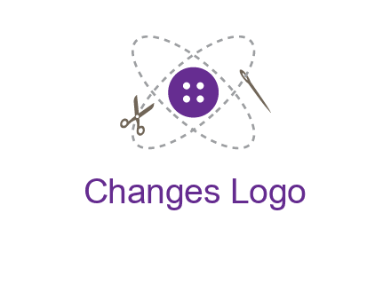 button and stitch line logo