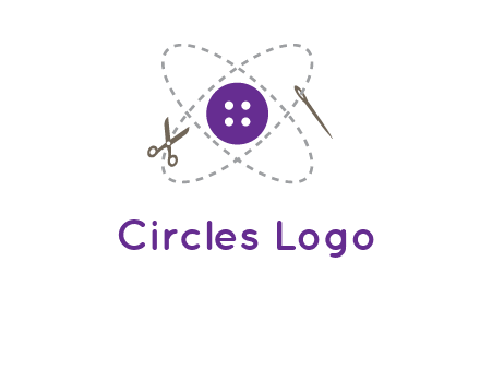 button and stitch line logo