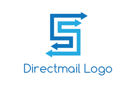 Two arrows forming letter S logo