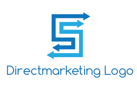 Two arrows forming letter S logo