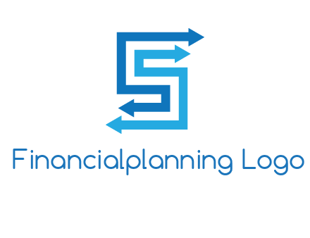 Two arrows forming letter S logo