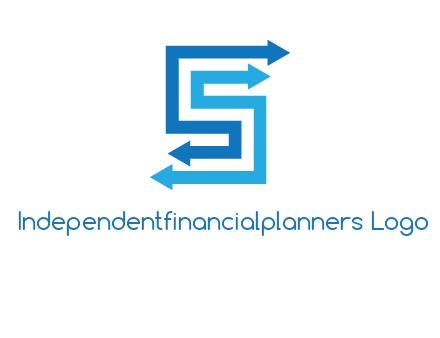 Two arrows forming letter S logo