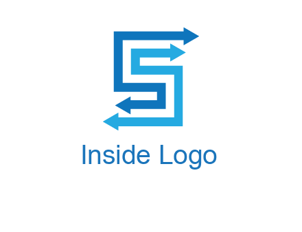 Two arrows forming letter S logo