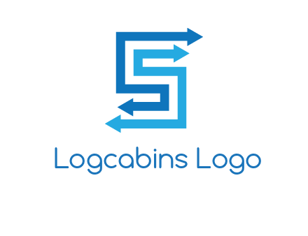 Two arrows forming letter S logo