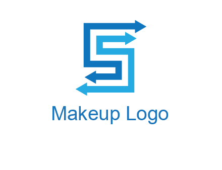 Two arrows forming letter S logo