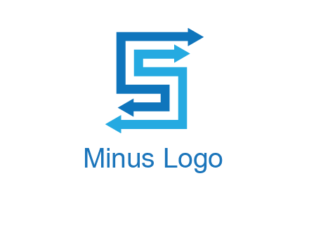 Two arrows forming letter S logo