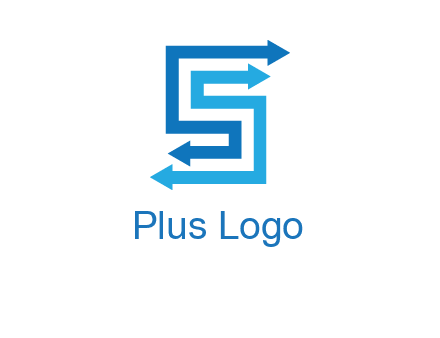 Two arrows forming letter S logo