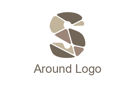 mosaic letter s logo