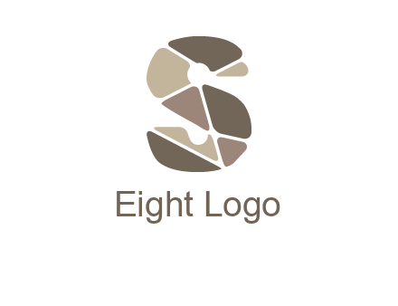 mosaic letter s logo