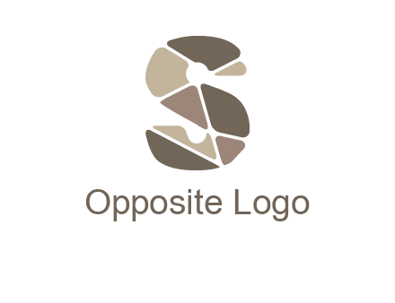 mosaic letter s logo