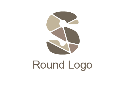 mosaic letter s logo