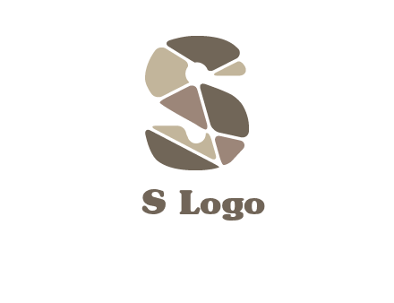 mosaic letter s logo
