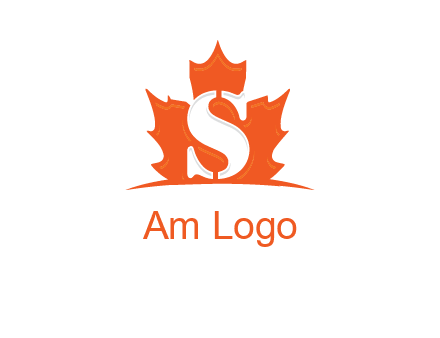 letter s inside the weed leaf logo