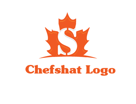 letter s inside the weed leaf logo