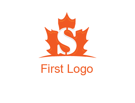 letter s inside the weed leaf logo