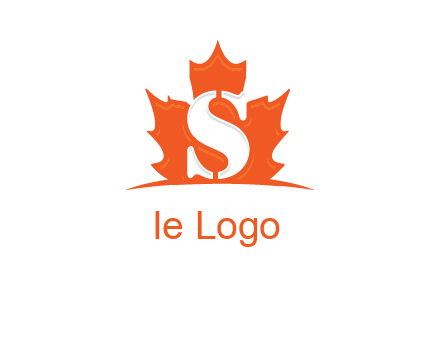 letter s inside the weed leaf logo