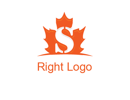 letter s inside the weed leaf logo