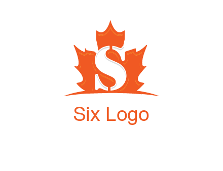 letter s inside the weed leaf logo