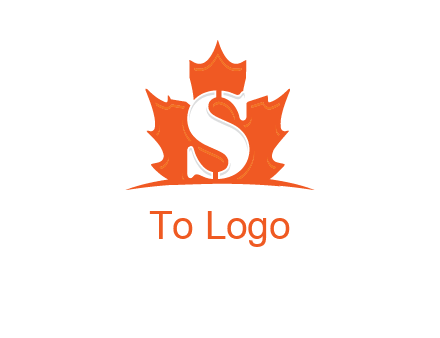 letter s inside the weed leaf logo