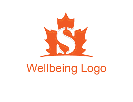 letter s inside the weed leaf logo