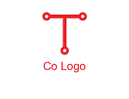 letter t with technology connection logo