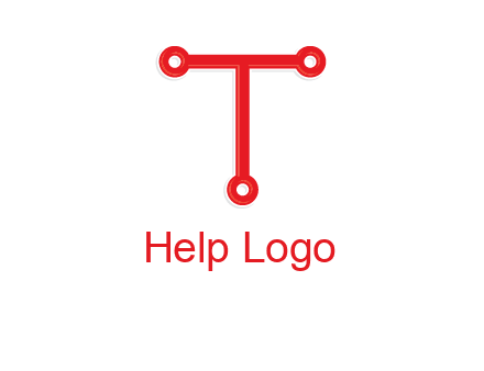letter t with technology connection logo