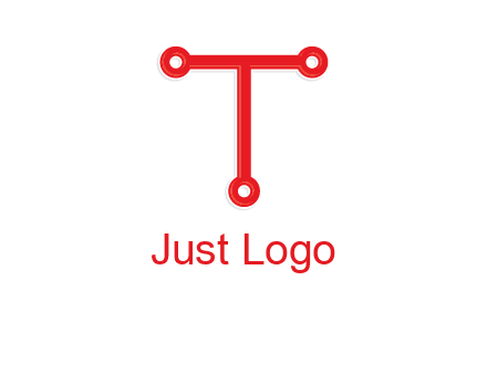 letter t with technology connection logo