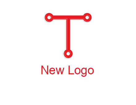 letter t with technology connection logo