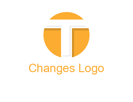 letter t inside the circle logo