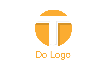 letter t inside the circle logo