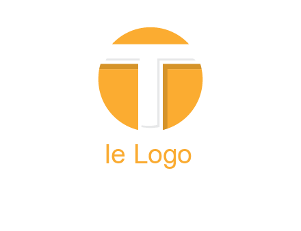 letter t inside the circle logo
