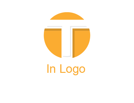 letter t inside the circle logo