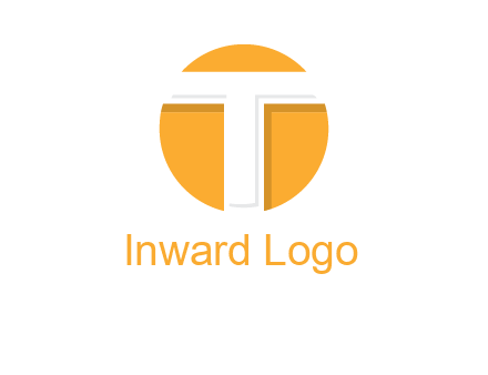 letter t inside the circle logo