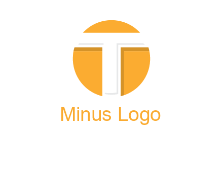 letter t inside the circle logo