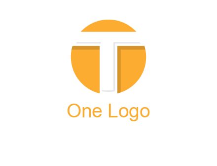 letter t inside the circle logo