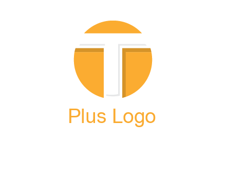 letter t inside the circle logo