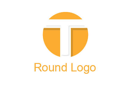 letter t inside the circle logo