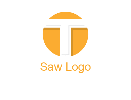 letter t inside the circle logo