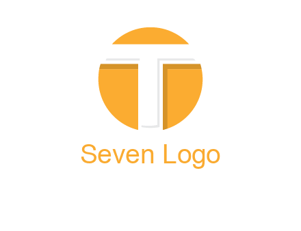 letter t inside the circle logo