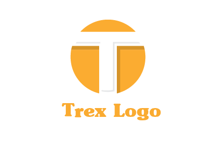 letter t inside the circle logo