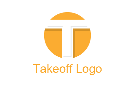 letter t inside the circle logo