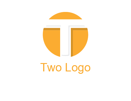 letter t inside the circle logo