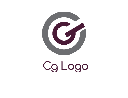 letter g inside the circle logo