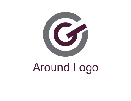 letter g inside the circle logo