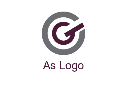 letter g inside the circle logo