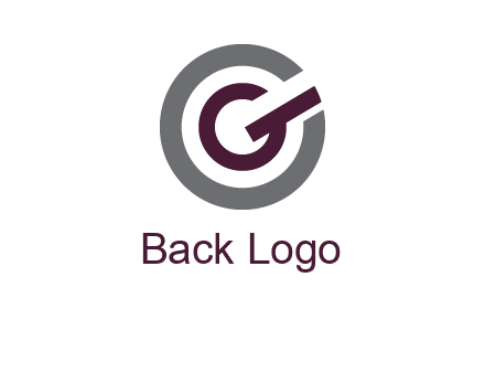 letter g inside the circle logo