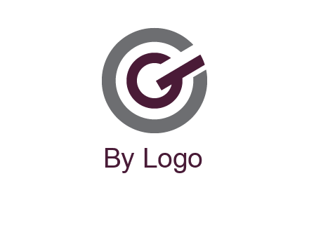 letter g inside the circle logo