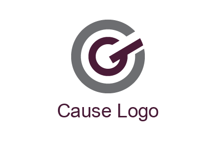 letter g inside the circle logo